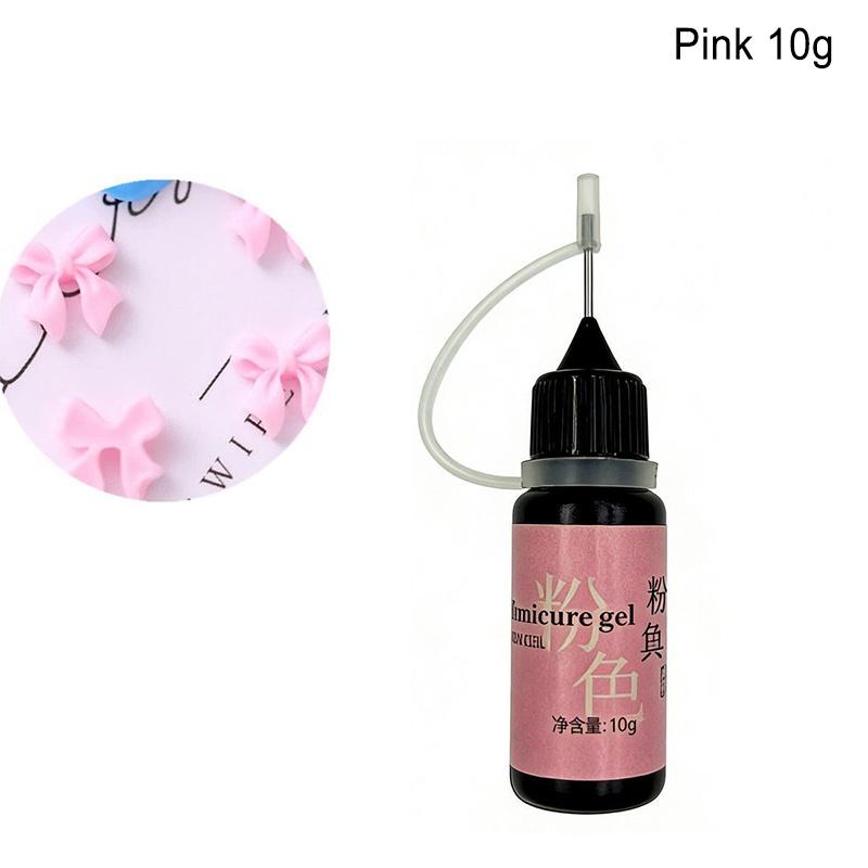 Nail Art Mold Glue Non-Toxic Gentle  1Pcs 10g for Home Manicure Salon DIY Nail Art Creation