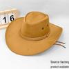 Outdoor Straw Cowboy Sun Hat - Sun Protection for Travel & Grassland Adventures