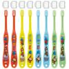 Skater Toothbrushes for Infants, Ages 0-3, Soft, 8-Pack, Curious George Design, 15cm, TB4SE-A
