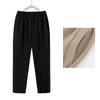 Women's Elastic Waist Casual Embroidered Trousers for Mature Ladies