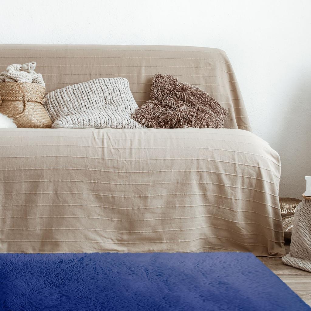 Bettvorleger, Geeignet für Wohnzimmer, Bettseite, Arbeitszimmer, Weicher Plüsch