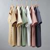 American Short Sleeve Shirt Men Summer Shirt Pure Cotton Casual Men Tops Youth Double Pockets Shirt New Fashion Men Clothing