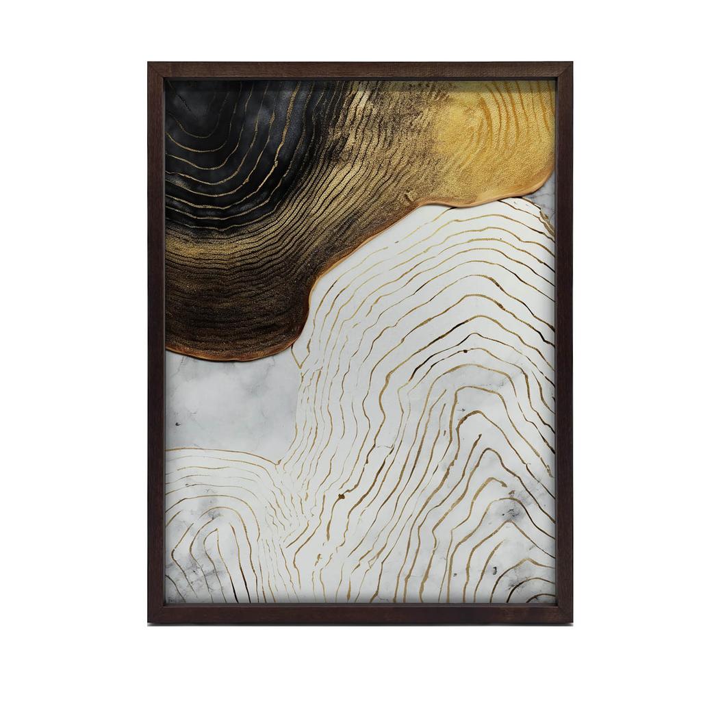 Golden Elegance Golden Elegance, 50X70 Cm, Unframed, Premium Canvas On Stretcher