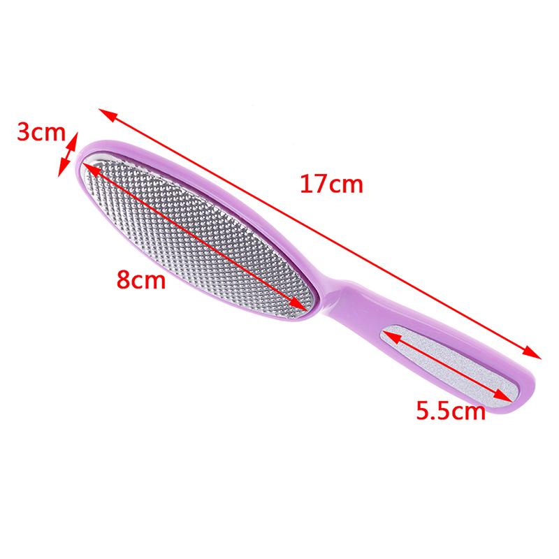 Doppelseitige Fußfeile Raspel Pflege Hornhaut entfernen harte abgestorbene Haut Pediküre-Tool