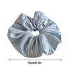 New Stripe Flower Scrunchies Blue Oversized Big Hair Tie Headwear Hair Tie Ring Hair Accessories