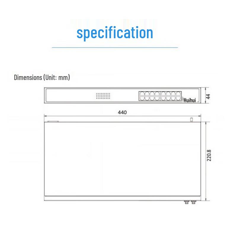 Hikvision DS-3E0518SP-E 18-Port Full Gigabit PoE Switch