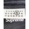 Supreme ×MM6 24Stainless Steel Black Zip-Up Hoodie Sweatshirt tops M blackUsed