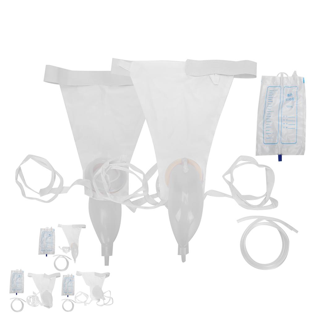 Torba do zbierania moczu Silikonowy pisuar wielokrotnego użytku Oddychający lejek do moczu w gospodarstwie domowym