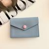 Kore yüksek kaliteli sığır derisi avuç içi desenli mini bozuk para cüzdanı kadın basit kimlik kartı saklama küçük çanta hakiki deri kart kılıfı