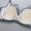 Sexy Breast Thin Breathable Latex Underwear Soft Wire Bra