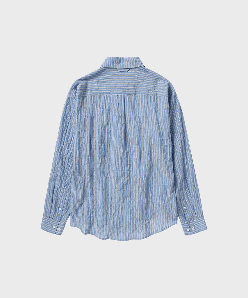 NONBLANK Striped Ls Shirt_Blue