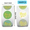 500 Pieces/roll Tape Thank You Handbook Material Decorative Envelope Seal Sticker Dots