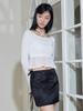 ITOV SEOUL Layered Crop T-Shirt Wh