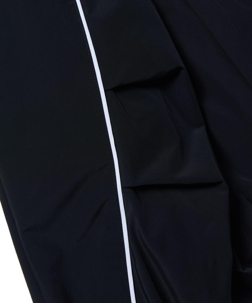Ten Past Seven Contrast Piping Blouson Jacket - Black