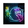 Anime Neon Signs USB Powered Dimmable LED Neon Light for Kids Bedroom Game Room Man Cave Wall Home Decor Birthday Gift