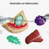 TUMAMA Pretend Play Food Set,Felt Pizza Food Toy,Play Cutting Pizza Toys with Beef Steak,Vegetables,Dinnerware and Plates Accessories for Toddlers