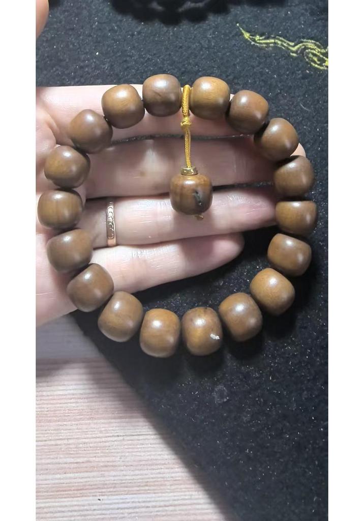 Natural Lightning-Struck Wood Buddha Bracelet, 108 Round Beads, 6-12mm Unisex Multi-Strand or Single-Strand