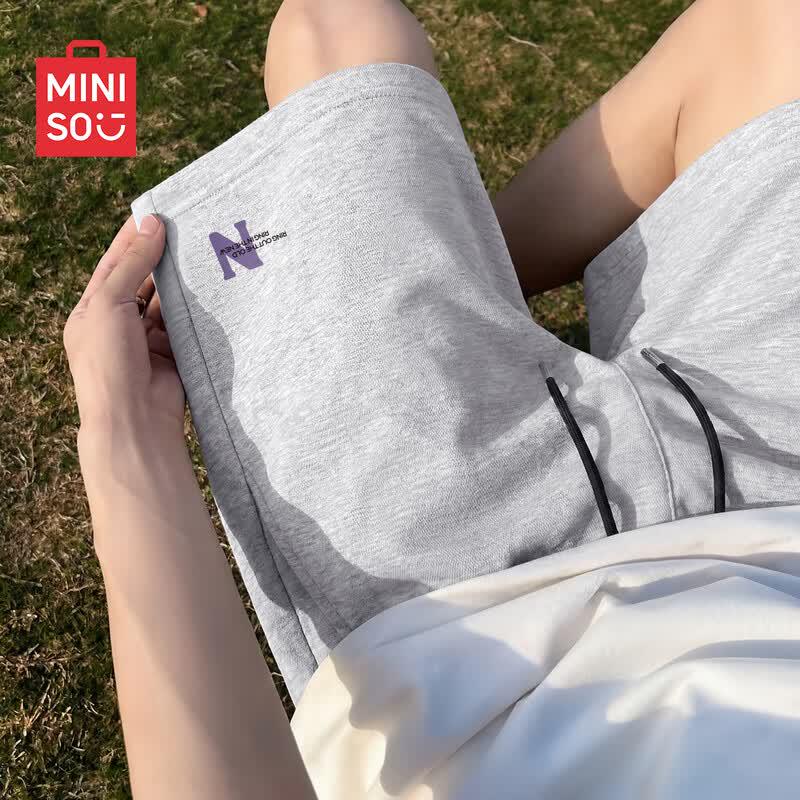 MINISO Men s Pure Cotton Sports Shorts 4XL