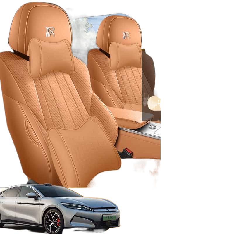 All-Season Leather Seat Covers for BYD Han L 2025 Model - Universal Fit