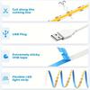 1M-5M USB LED Strip Light 5V 320LEDs/M COB Touch Sensor Dimmable Lamp Tape DIY TV Mirror Backlight Kitchen Room Night Lighting