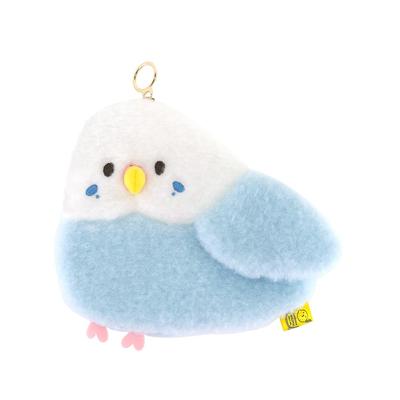 Sunlemon Powabiyori Parakeet Blue 17 X 3 X 15cm Flat Pouch Animal P-9232