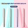 Mini Dual Purpose Curling Iron 2-In-1 Curling Wand Flat Iron Hair Straightener Curler Fast Heating Portable Travel Women Short Long Hair Styling