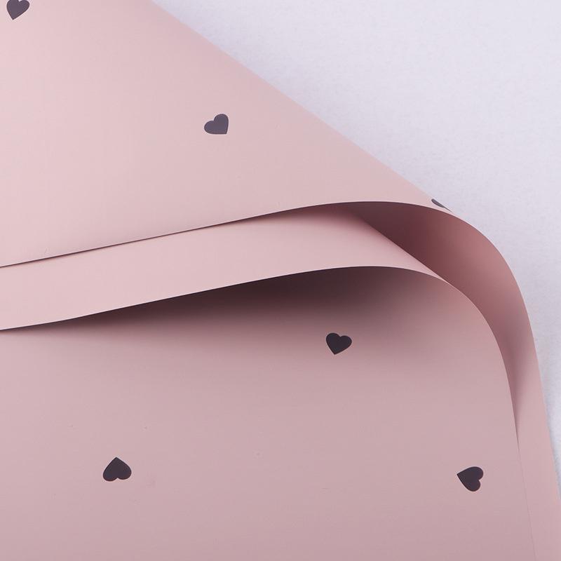 20Pcs Waterproof Floral Wrapping Paper Double Sided Elegant Letter Printed Bouquet Packing Material Bouquet Wrapping Paper