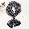 Spring and Autumn New Korean Decorative Slim Long Silk Scarf for Women, Small Neck Scarf, Ribbon Binding, Bag Strap, Headband, Winter Warm Scarf