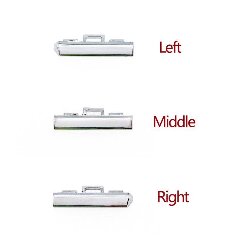 Car Display Screen Center Chrome Button Trim Switch Plating Strip For Porsche Macan 2018