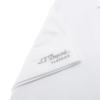 S.t. Dupont Short Sleeve Regular Fit Stretch Material No Pocket White Shirt  Se6