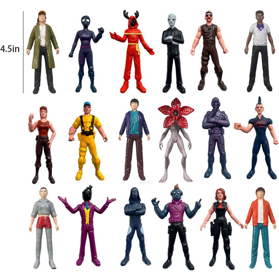 6/12/18Pcs/Set Stranger Things Vecna Figures Collectible Desktop Ornament Toys Kid Gifts for Tabletop Desk Decoration