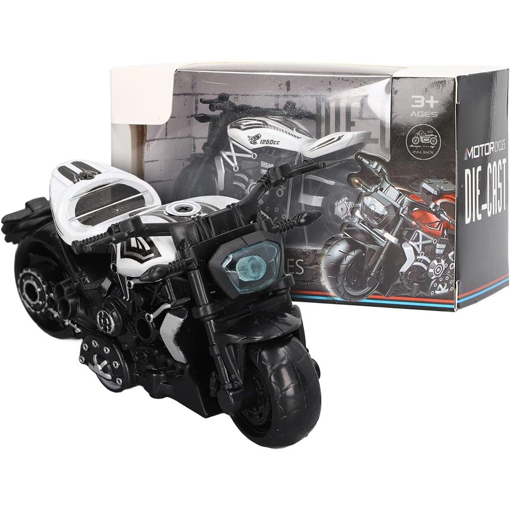 DUCATI SPEED Racing Motorcycles Toys, Motorcycle Model Outdoor Pulling Device Simulation