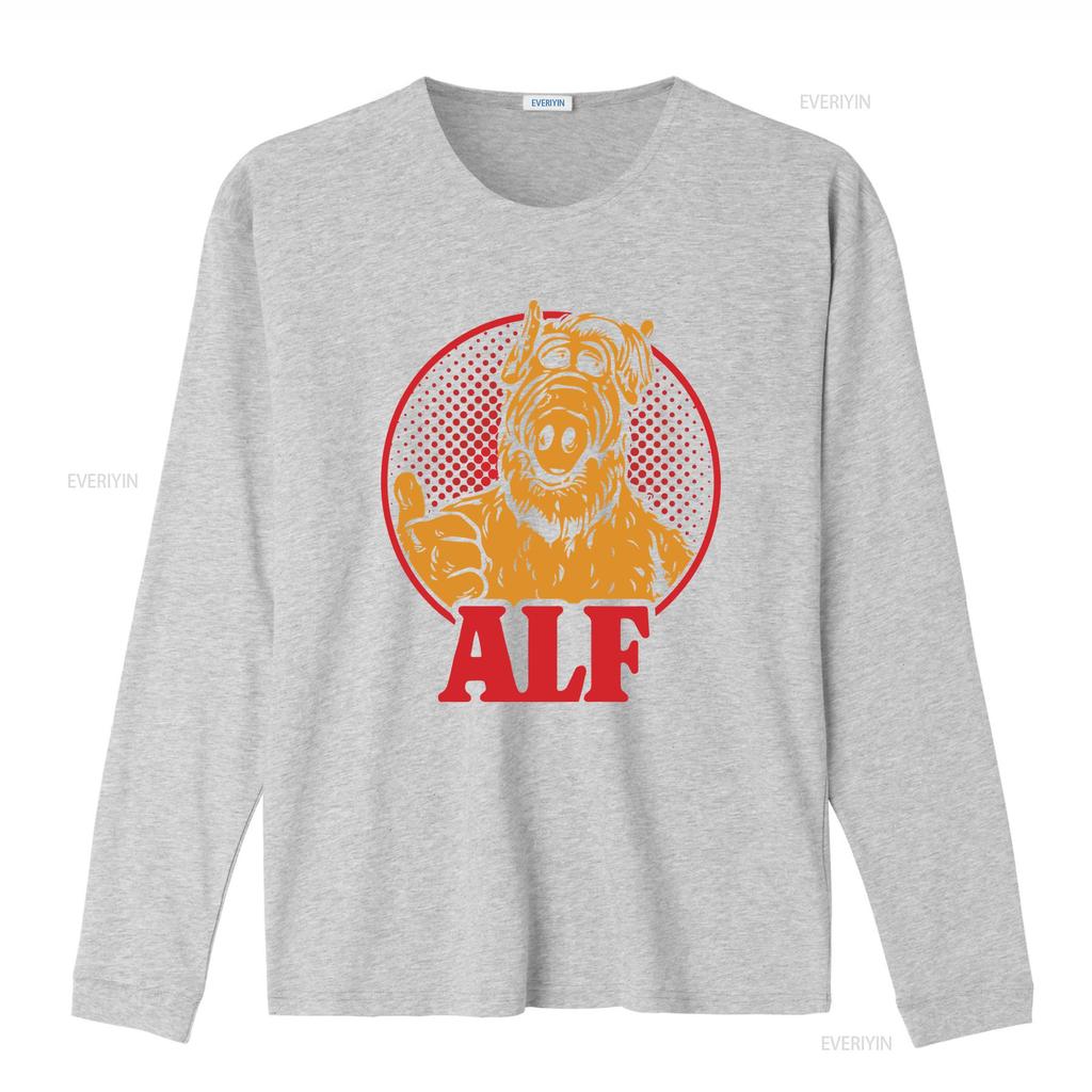 90s Retro Style ALF Character TV Show Softstyle T Shirt Alien Life Form vintage Washed Casual fashion homme designer clothes