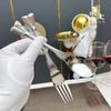2Pcs Stainless Steel Fish Tail Dining Cutlery Set - Creative Spoon And Fork Combo Children's Dessert Fruit Fork Cute Dinnerware