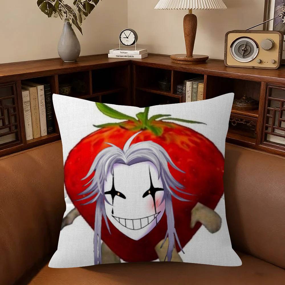 Anime The Freak Circus Pierrot Pillow Cushion Cover Pillowcase Living Room Sofa Home Decor