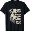 Retro Go Dawgs Funny Bulldog Vintage Cute For Men Women Kids T-Shirt