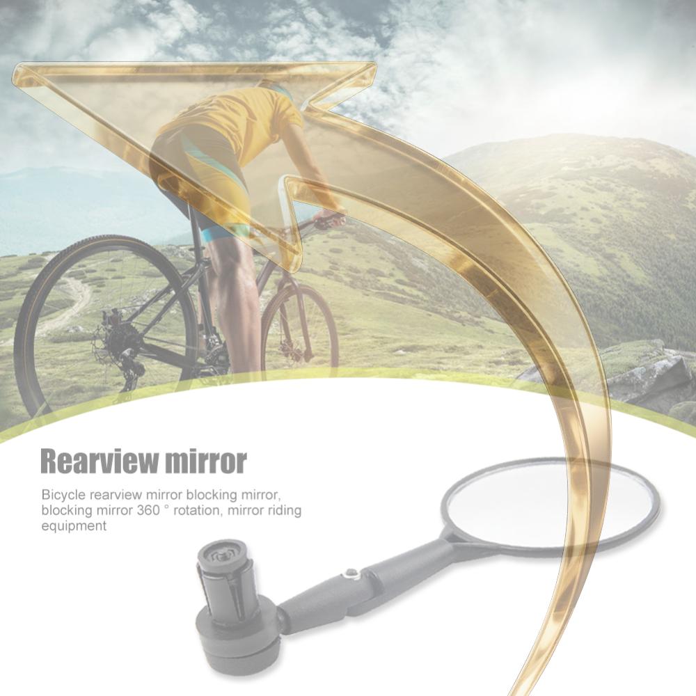 

Hot Sale 1pc Bicycle Handlebar End Mirrors 360 Rotatable Bike Side Rearview Mirrors Cycling Equipment Accessories China Mainland