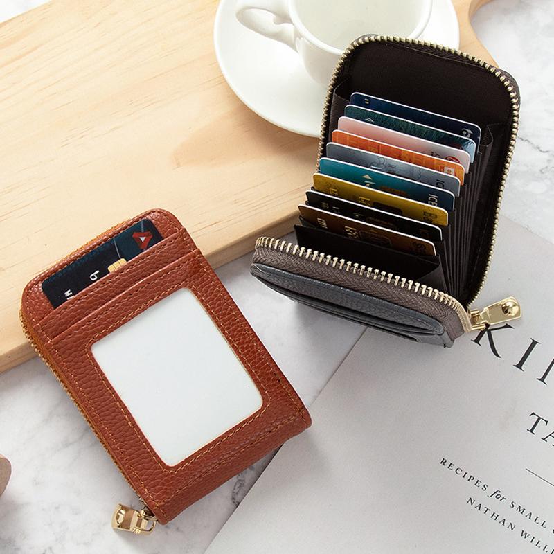 Korean Version New PU Leather Fresh Casual Coin Wallet Fashion Cartoon Men Women Credit Passport Card Bag Christmas Gift