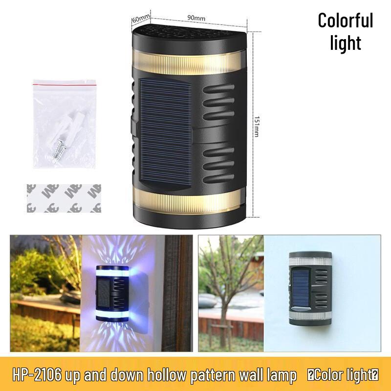 Solar Up/Down LED Outdoor Wall Light