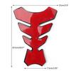 3D Gummi Universal Motorrad Kraftstoff Gastank Pad Schutz Aufkleber Aufkleber Rot