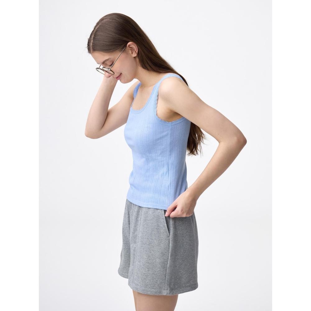 GU by Uniqlo Cotton Blend Lace Tank Top  Dry 