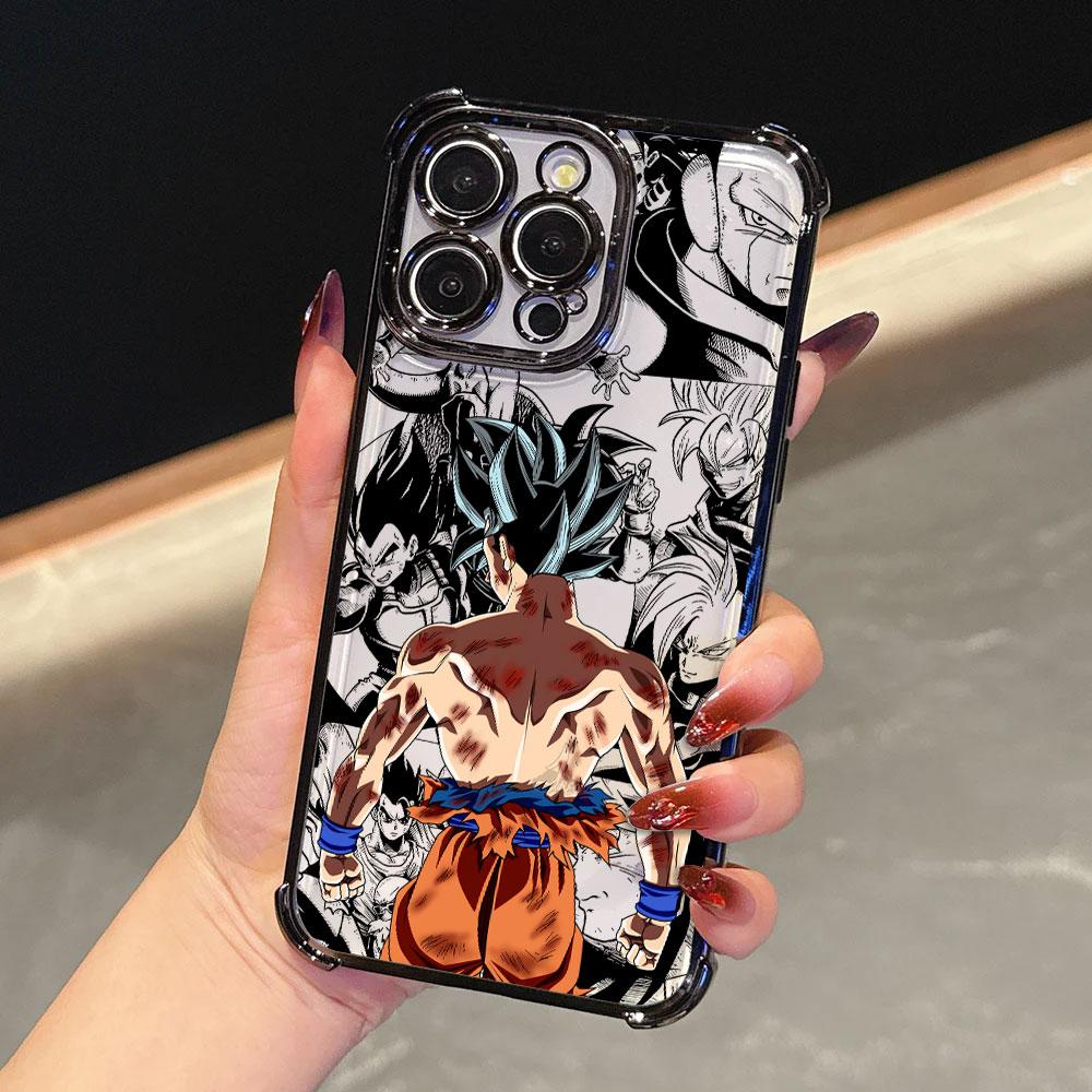 

Goku Anime Dragons Balls Soft Funda For iPhone 17 Pro 16 15 14 13 12 11 Pro Max Case 17 Plus 17E 16E 17Air Silicone Phone Cover iPhone 13 Pro