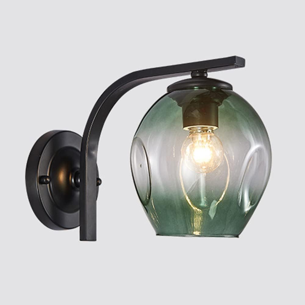 Modern Wall Light Sconces Creative Lantern Glass Lampshade Indoor Dining Room Living Room Lamp