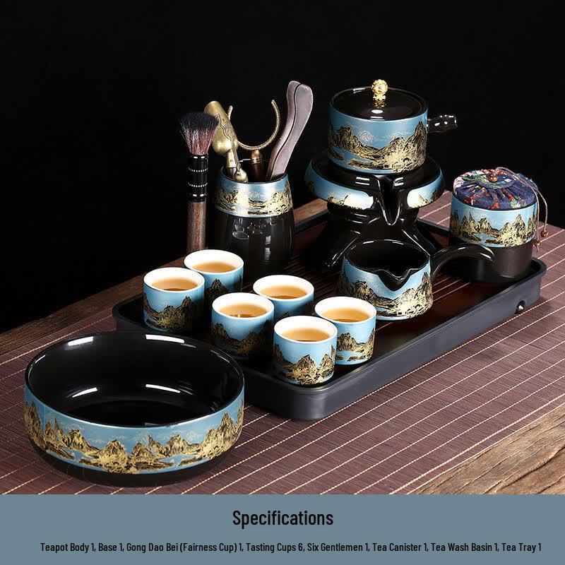 Automatic Ceramic Kung Fu Tea Set