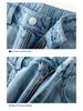 Xin Ge Women's Tencel Wide-Leg Jeans, High Waist Slimming, Summer 2026 Collection