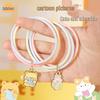 Cartoon Elastic Silicone Insect Repellent Bracelets (2-Piece Set)