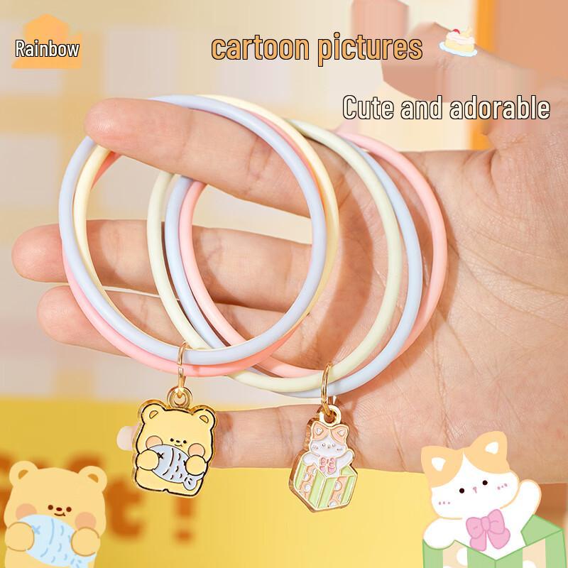 Cartoon Elastic Silicone Insect Repellent Bracelets (2-Piece Set)