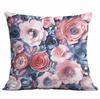 Spring and Summer 3D Floral Print Pillowcase Home Sofa Cushion Pillowcase