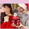 Christmas Gift Surprise Box With Santa Decor For Festive Events Gift Exchange