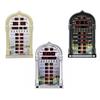 LED Azan Clock Believers Prayer Time Display  with Hijri & Gregorian Calendars Decorative Clock for Home Office Mosque
